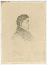 Antique Master Print-RARE-PORTRAIT-CHARLES THEVENIN-ENGRAVER-Calamatta-1831