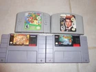SNES, N64 Games Lot (SUNSET RIDERS!)