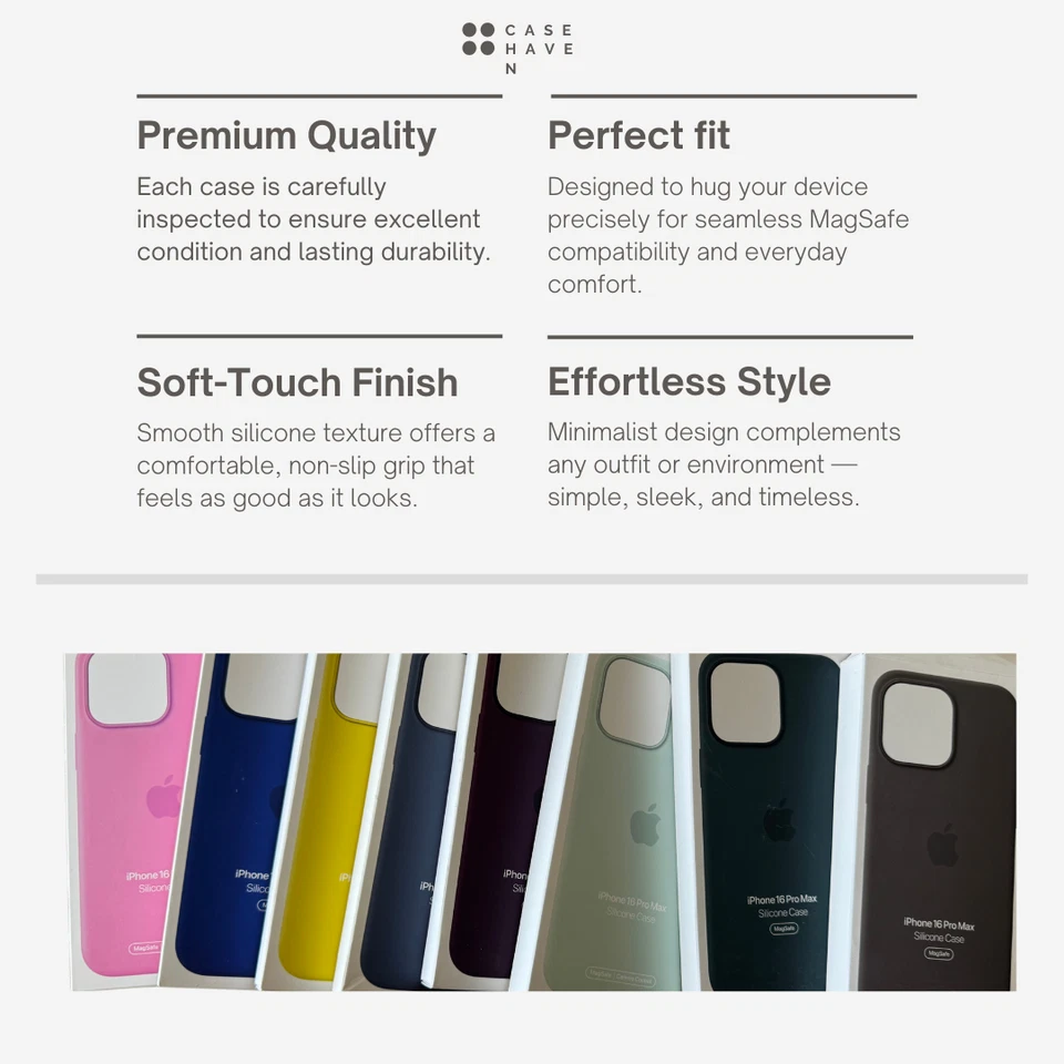 Apple Silicone MagSafe Case iPhone 16 Pro Max 6.9" Genuine Apple Excellent - Image 4 of 4