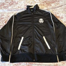 Star Wars Stormtrooper Full-Zip Black Track Jacket Clothing; size Medium