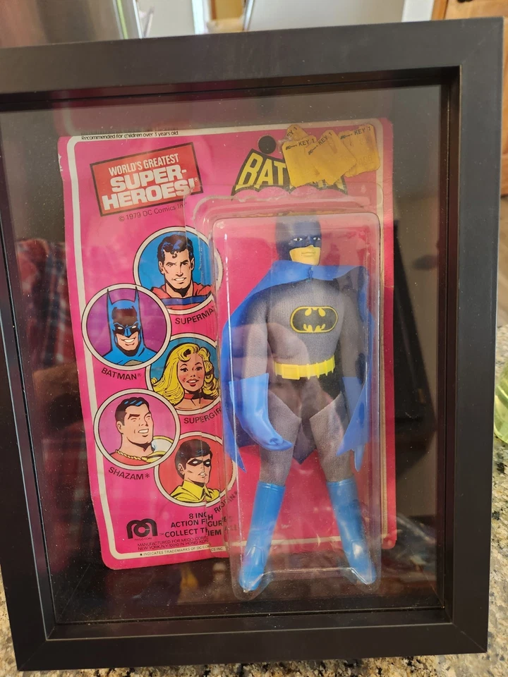 Figura de acción vintage y rara 1979 MEGO Batman WGSH DC Comics NUEVA SELLADA SIN USAR, EN CAJA Foto 2 de 4