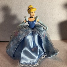 Cinderella Small Stand Alone Figure In Cloth Dress By Gemma Industries