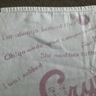 Vintage “Crying Towel”  White Pink Lettering 19x15 1/2” — photo 4