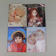 4pc Vintage Doll Crafter Magazine 1993  1994 - With All Patterns 9178