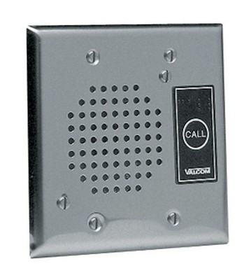 VALCOM Talkback Doorplate Speaker - Stnless Stl V-1072A-ST UPC 799111003801