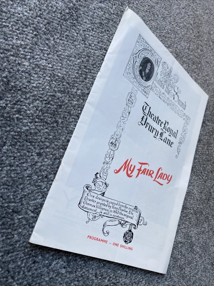 My Fair Lady Theatre Royal Drury Lane 1958 Souvenir Programme Vintage - Image 2 of 4