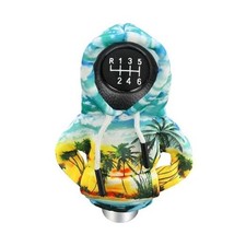 Car Gear Shift Hoodie, Gear Shift Knob Cover Funny Mini Sweater Coconut Tree
