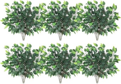 DEA 36PCS Artificial Ficus Leaves es Faux Ficus Tree es