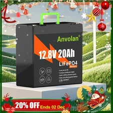 12V 20AH LiFePO4 Battery Lithium Battery Light Weight for Trolling Motor Camping