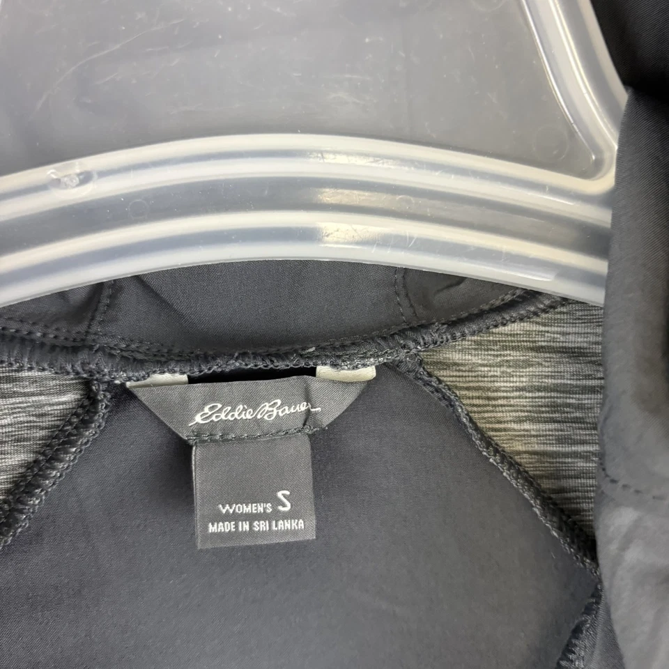 Chaqueta Eddie Bauer Mujer Talla S Gris Con Capucha Elastizada Ligera Pullover Atlético Foto 3 de 4
