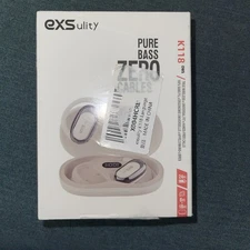 exsulity Pure Bass ZERO Cables K118 OWS Bluetooth Earphones, Hands-Free Mobile