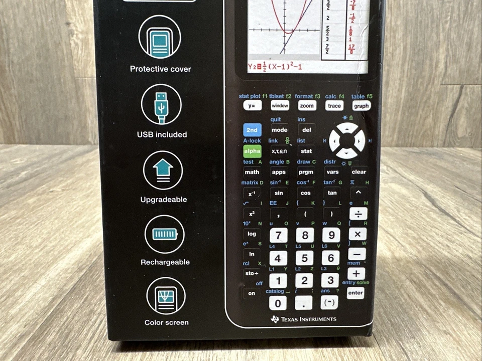 Texas Instruments TI-84 Plus CE Python Graphing Calculator Black New Sealed - Image 3 of 4