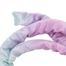 Spiral Lock Hair Bands Bendable Tie Dye Purple Long Dreadlock Ponytail Holde BAJ