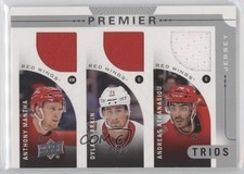 2017-18 Premier Trios 24/75 Anthony Mantha Dylan Larkin Andreas Athanasiou s3g