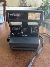 Polaroid One Step Close Up 600 Film Instant Camera With Strap - Untested