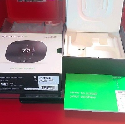 ecobee  lite Wi Fi Touchscreen Programmable Thermostat HomeKit - Empty Box Only 