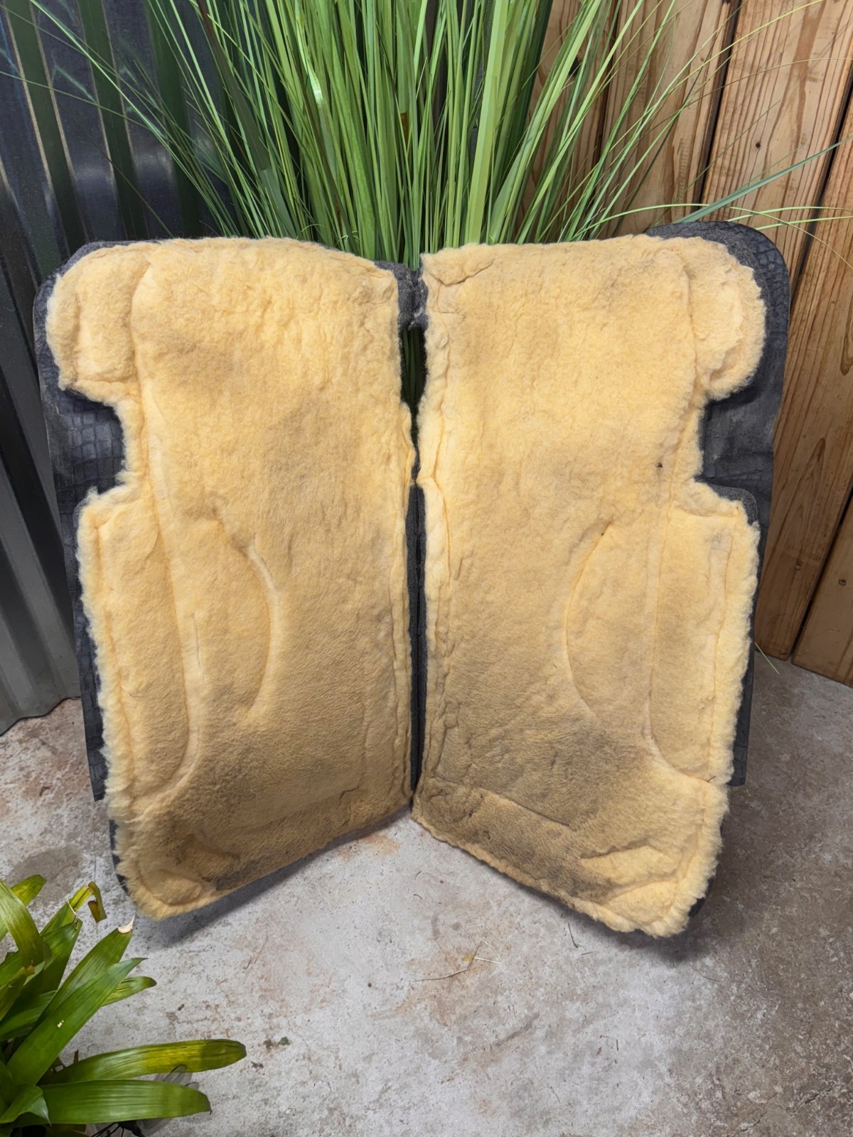 🌵IMPACT GEL Contoured Western Saddle Pad w Black Croc ~ 30" x 30" x 1"🌵