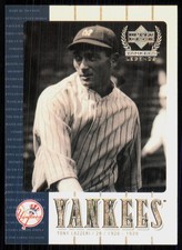 2000 Upper Deck Yankees Legends Tony Lazzeri #20