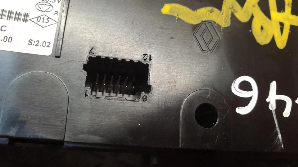 PANEL DE CONTROL DEL CALENTADOR RENAULT CLIO 2014 Foto 2 de 4