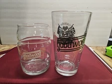 Goodwood Brewery Beer Glasses Lot Of 2 Pre-owned (JK)