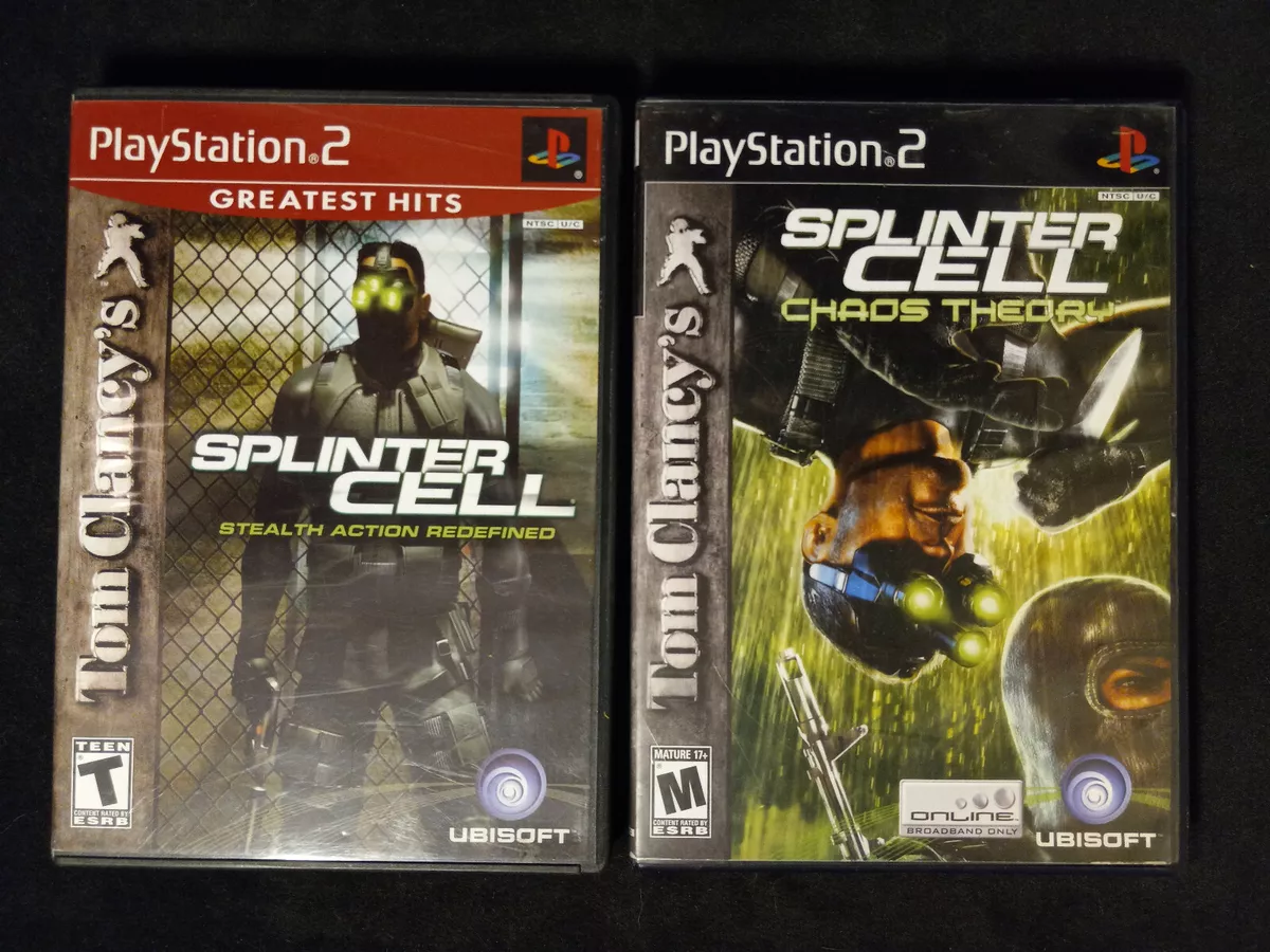 Tom clancy's splintercell chaos theory Playstation 2 PS2 