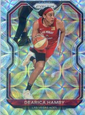 2021 Panini Prizm WNBA DEARICA HAMBY #43 PREMIUM BOX SET SCOPE PRIZM #41/99