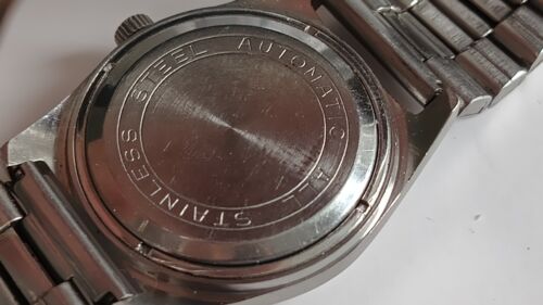 SEKONDA (POLJOT) DE LUXE ALL STEEL - VINTAGE RUSSIAN AUTOMATIC WRISTWATCH #2 - Picture 5 of 5