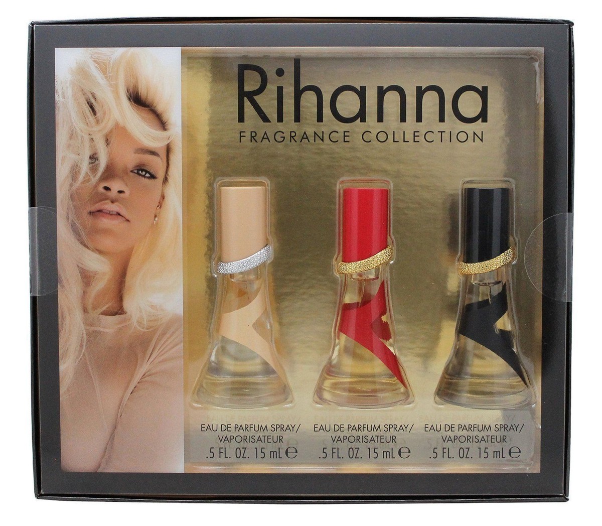 Rihanna リアーナ香水Reb'l FleurとRebelle (30mlX2)の2個セット Rihanna Fragrance Collection NUDE, Rebelle, REB'L FLEUR EDP