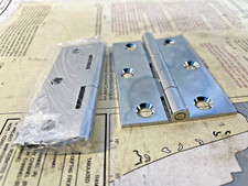 Extruded Fast Pin Butt Hinge - Highly Polished Chrome Plated Brass 2" x 3" 1PR
