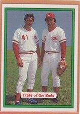 1982 DONRUSS BASEBALL TOM SEAVER JOHNNY BENCH #628 REDS NMMT/NMMT+ *97627