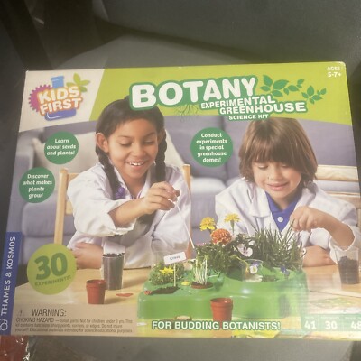 Kids First 35 Pcs Botany Experimental Greenhouse Science Kit By Thames & Kosmos