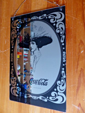 Coca-Cola Spiegel DRINK DELICIOUS Vintage Retro The Coca-Cola-Girl 37,5 x 24,5 c