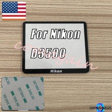 LCD Screen External Window Display Outer Glass With Tape Repair For Nikon D3500