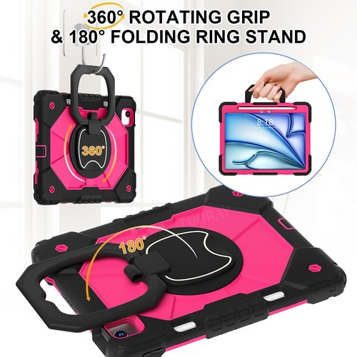 Case For iPad 6/7/8/9/10th Air 6 5 4 Pro 11 2024 Shockproof Rugged Stand Cover - Picture 55 of 174