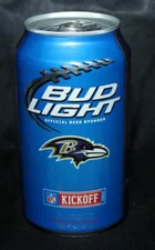 Missouri 12oz - Anheuser-Busch - BUD LIGHT 2012 NFL Baltimore Ravens 663351 Ball