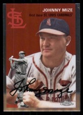 Johnny Mize 2023 Topps Chrome Platinum Anniversary #402 St. Louis Cardinals