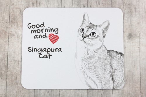 Singapore muismat met kat Art-Dog - Afbeelding 3 van 7