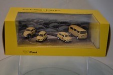 RARE COFFRET POSTE SUISSE PUCH 500 ET 700 VW T2A BUS ET KAFER HO 1/87