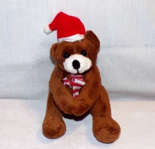 Miniature 7" Jointed Stuffed Animal Teddy Bear Santa Claus Christmas Praying