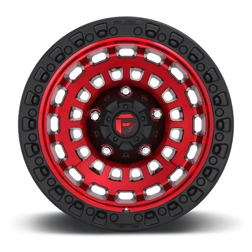 17 FUEL ZEPHYR CANDY RED WHEELS RIMS FITS GLADIATOR WRANGLER D63217907550 - Imagem 3 de 4