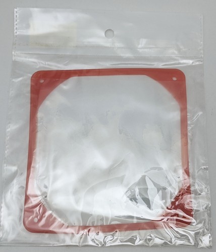 6-PACK: NEW Lamptron UV Sensitive RED Noise & Anti-Vibration Pad for 120mm Fans - Afbeelding 7 van 14