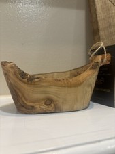 New Oliveart Olive Wood Mini Trinket Holder Bowl Dish 6 Inches