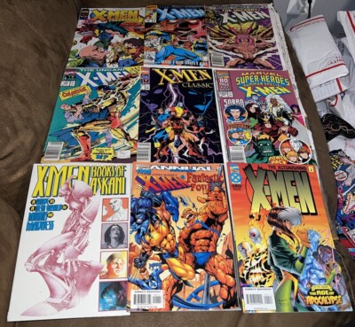 Comic Book Lot of 9 X-Men Marvel Comics No Duplicates Mixed Eras VF/NM
