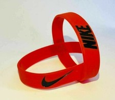 Nike Baller Band Silicone Rubber Bracelet Red Black Jordan 1 Mid NEW