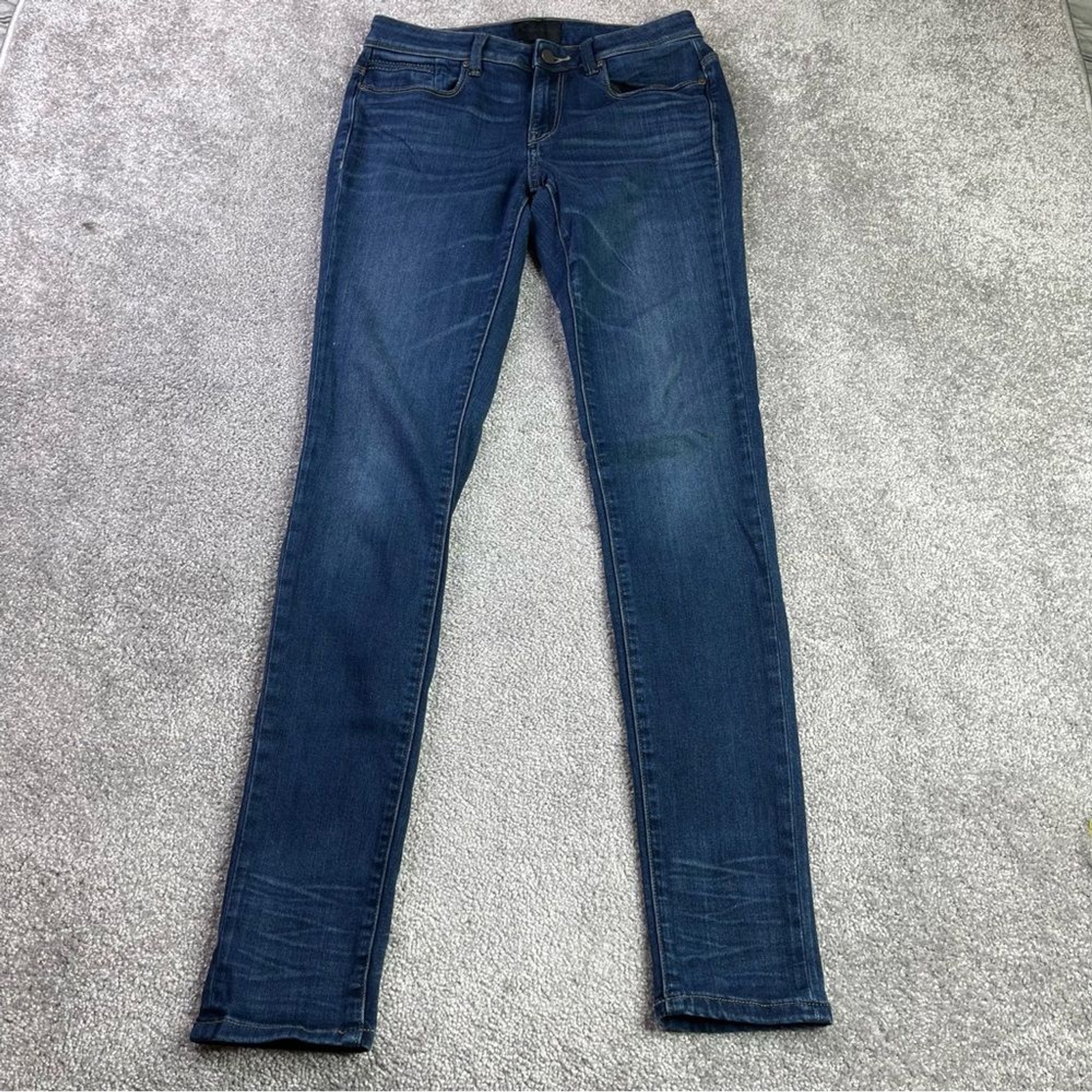 Buckle Black Fit No. 76 Jeans Women's 27X32.5 Blue Skinny Low Rise Dark Denim