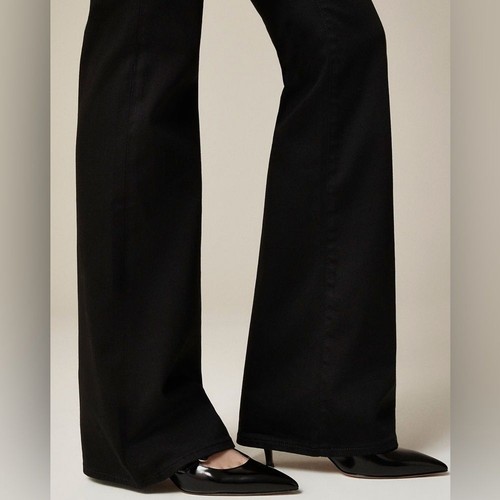 J. Crew Women’s high-rise bootcut jean 2003 super-stretch black Sz 28 NWT - Picture 5 of 10