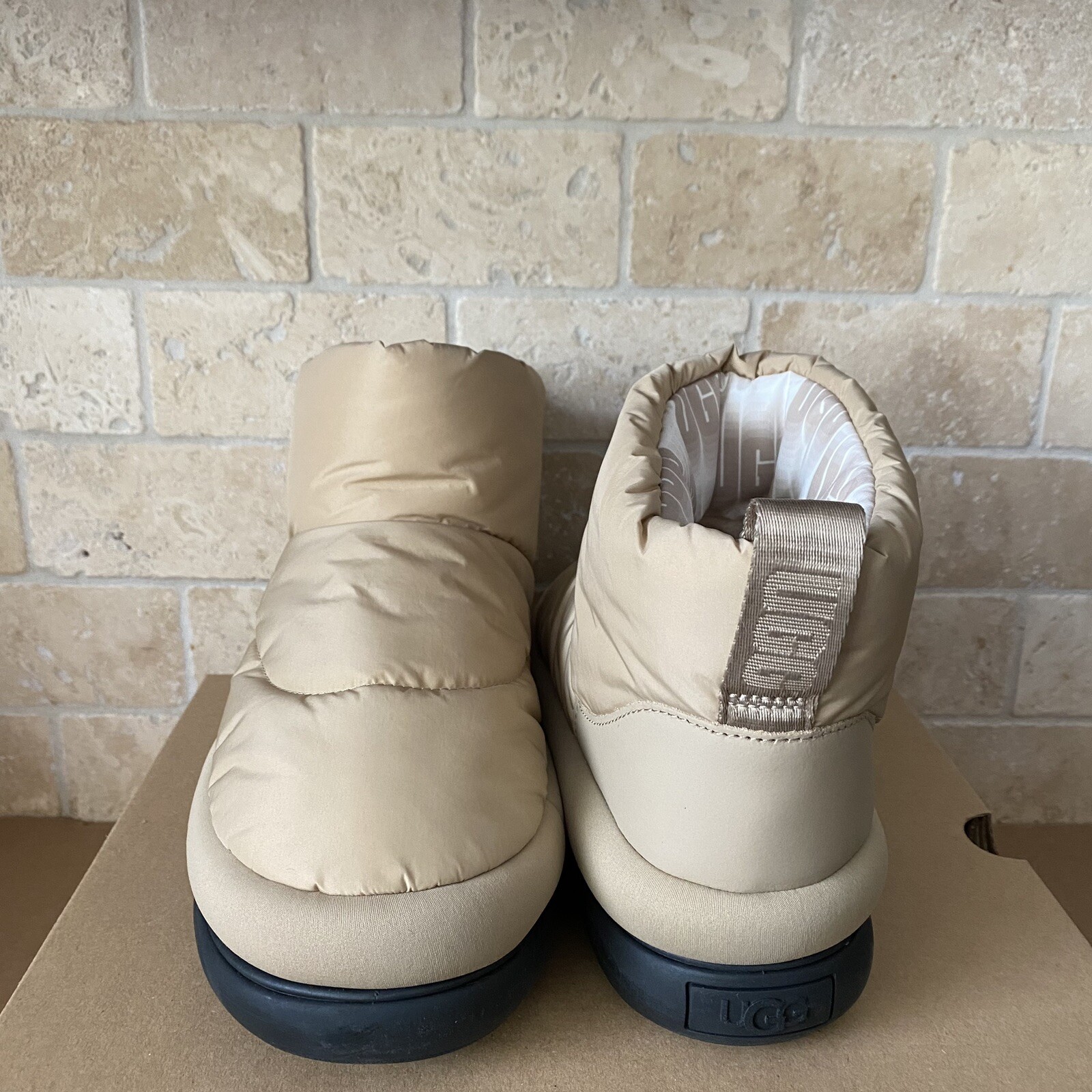 PANTOFOLA D’ORO STIVALETTI SLIP ON UGG CLASSIC MAXI MINI SENAPE SEED TAGLIA US 9 DONNA