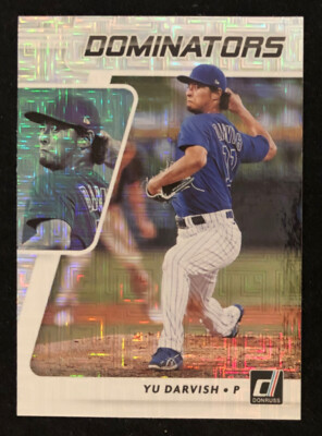 2021 Donruss Baseball Yu Darvish Chicago Vector Dominators Insert Card #DOM1