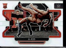 2022 Panini Prizm WWE #17 A-Kid Silver Prizm Rookie