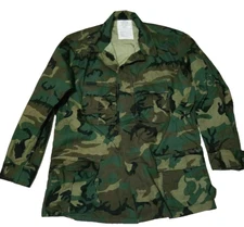 USGI BDU Jacket ERDL Pattern Mfg 1981 Vanderbilt Size Medium Regular NOS